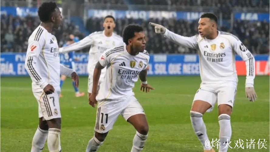 姆巴佩与罗德里戈联袂进球 皇马2-1力克阿拉维斯